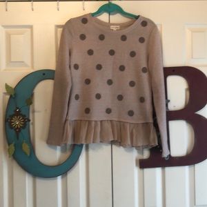 Chiffon Skirted Sweater
